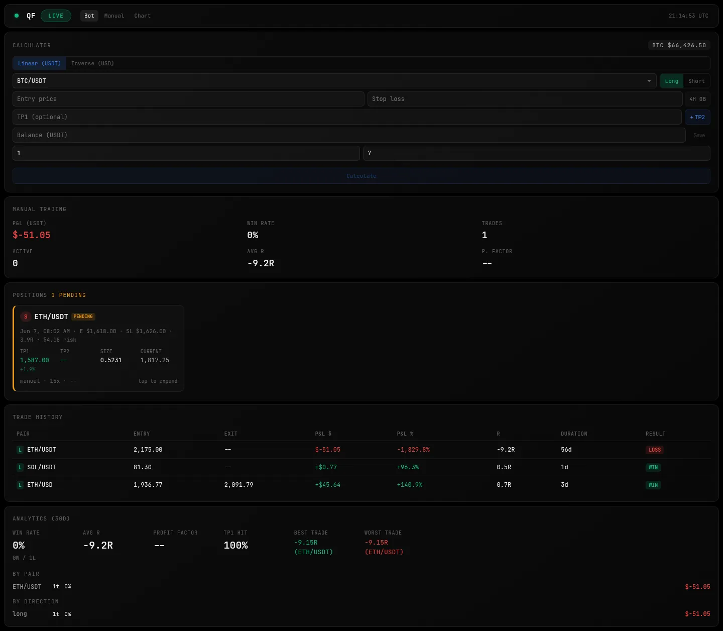 Quant Fund — Screens 1